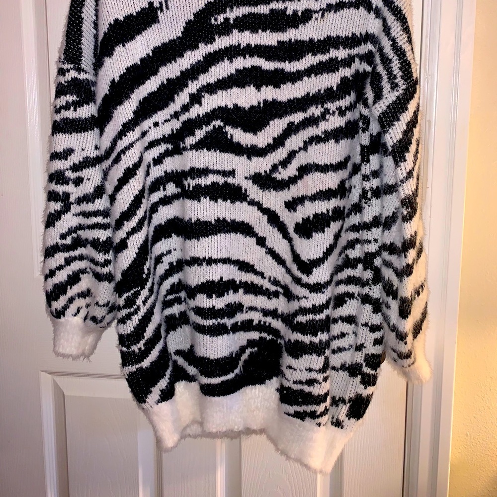 Fuzzy Oversized Sweater Dress